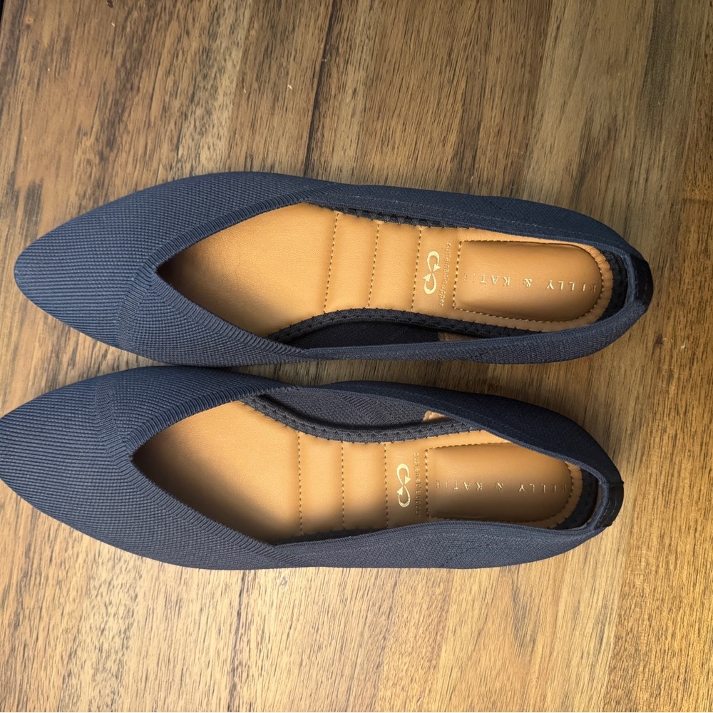 Kelly & Katie dark blue/navy flats